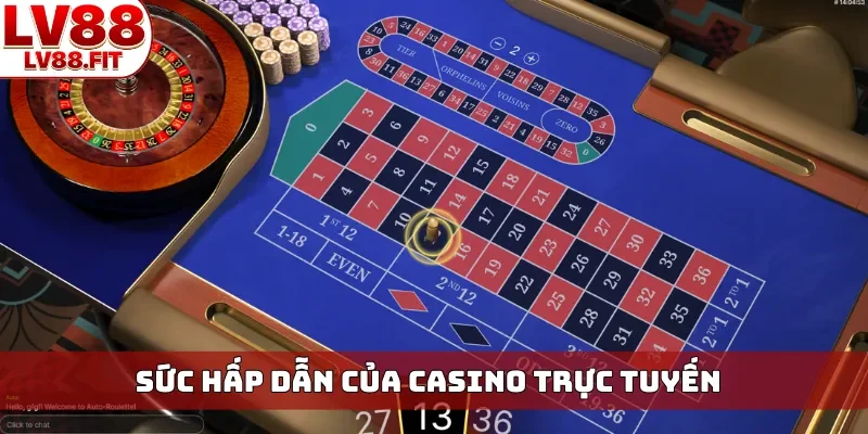 Sức hấp dẫn của Casino trực tuyến