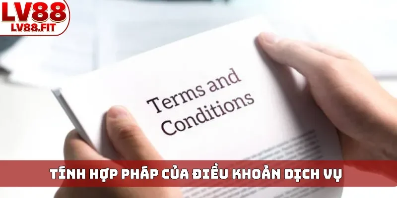 Tính hợp pháp của điều khoản dịch vụ